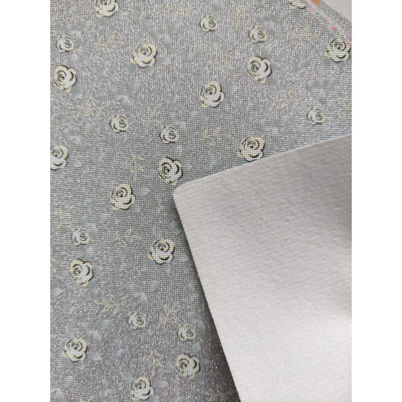Cinderella Faux PVC/ TPU Film Vinyl Leather Synthetic Glitter Leather Fabric Artificial leather For Shoes and Bags  Shiny Sparkling Faux Leather 