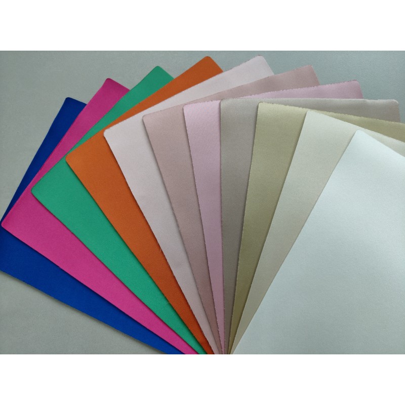 Satin Fabric Surface Laminated Sythetic PU Leather  Faux Leather High Quality Artificial Leather for Bags and Shoes 