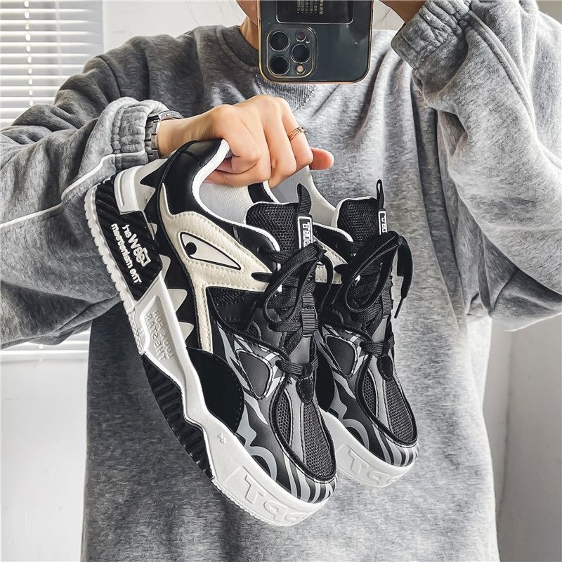 New Fashionable Breathable Sports Men's Shoes Trendy Casual Shoes Sports Shoes 