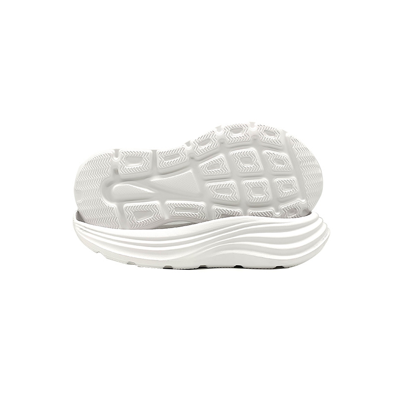 Eva odorless foam sports soles for men and women with thick soles for leisure running and flying weaving sports outsole 
